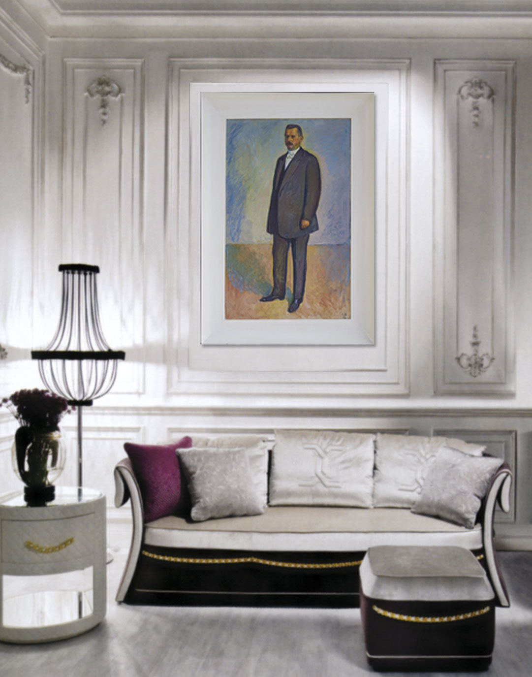 Amiet Cuno - Bildnis Flury - Beispiel Amiet Cuno - Bildnis Flury - Beispiel