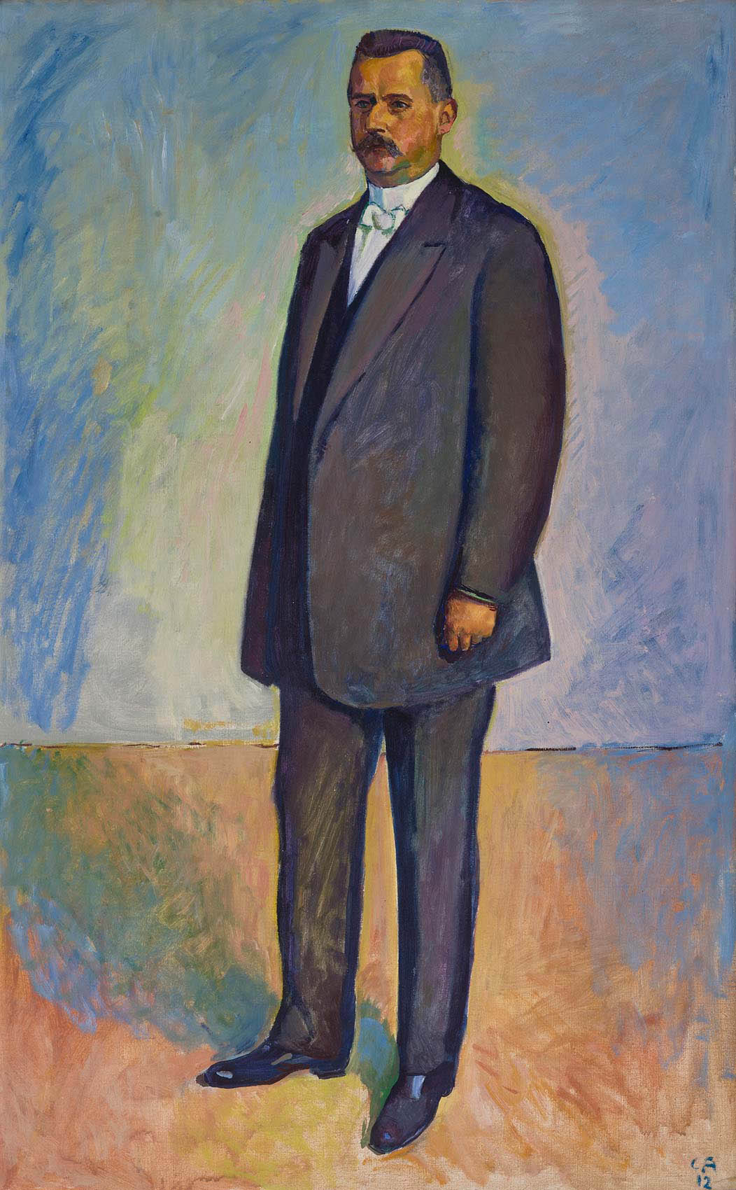 Amiet Cuno - Portrait de Flury Amiet Cuno - Portrait de Flury