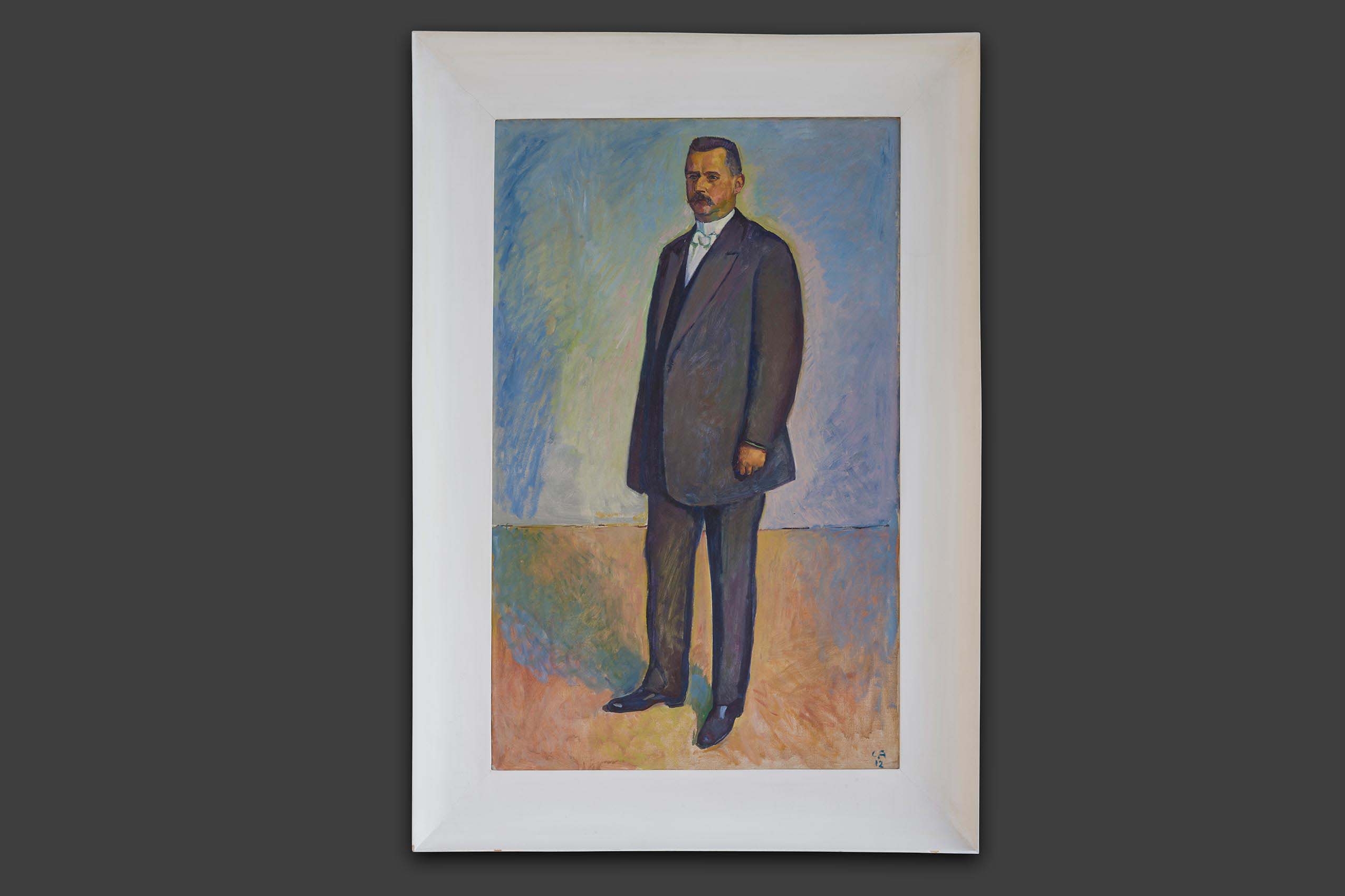 Amiet Cuno - Bildnis Flury - Gerahmt Amiet Cuno - Bildnis Flury - Gerahmt