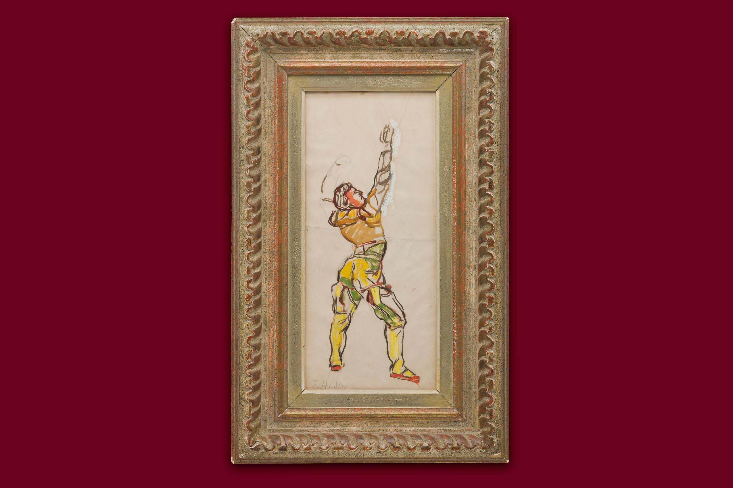 Hodler Ferdinand - Schwörender - Gerahmt Hodler Ferdinand - Schwörender - Gerahmt