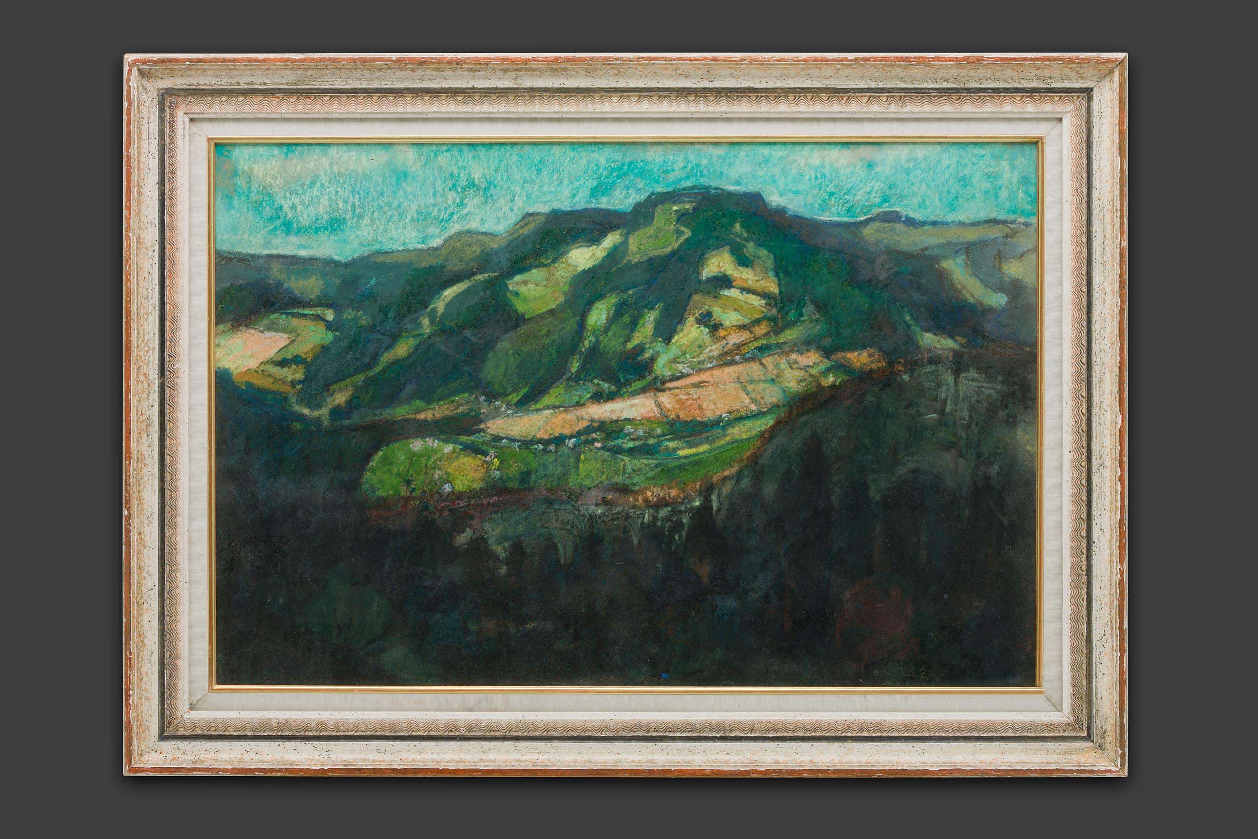 L’Eplattenier Charles - Berglandschaft - Gerahmt L’Eplattenier Charles - Berglandschaft - Gerahmt