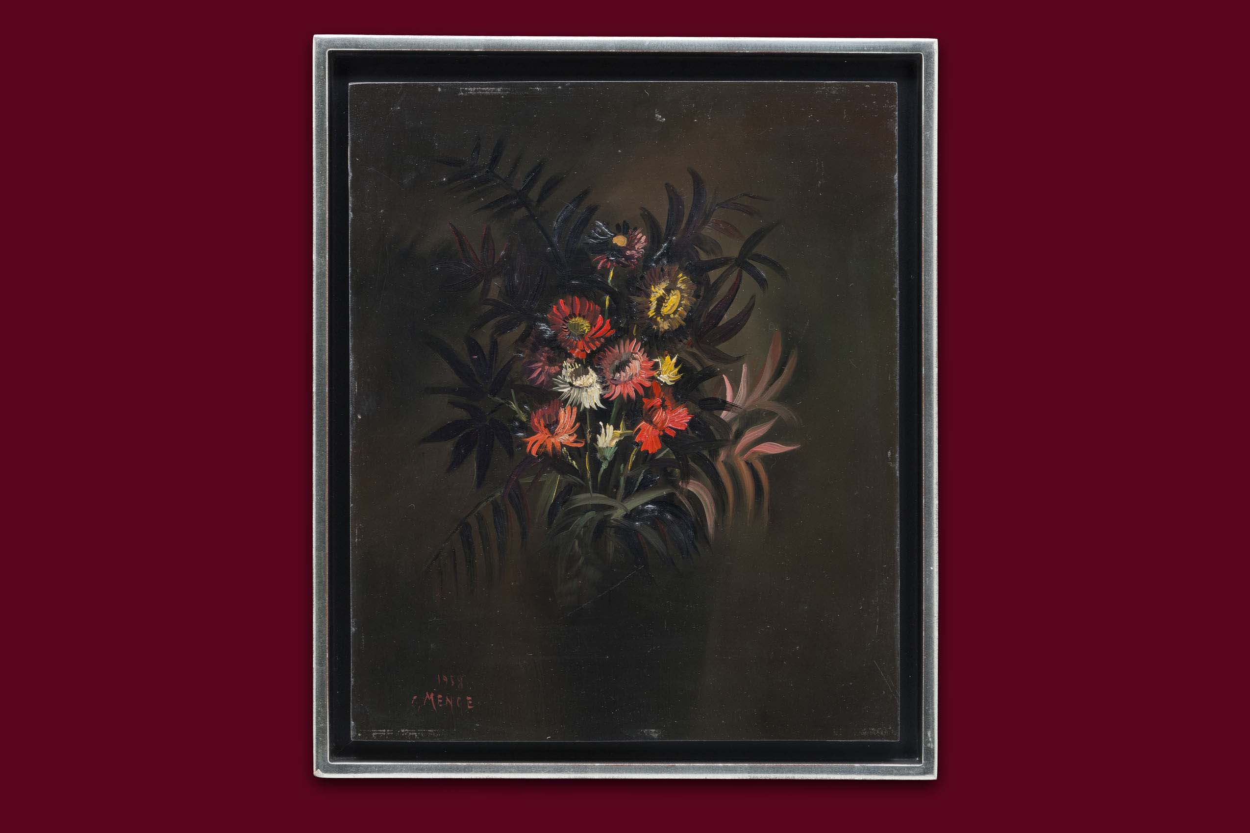 Menge Charles - Le bouquet - Encadré Menge Charles - Le bouquet - Encadré