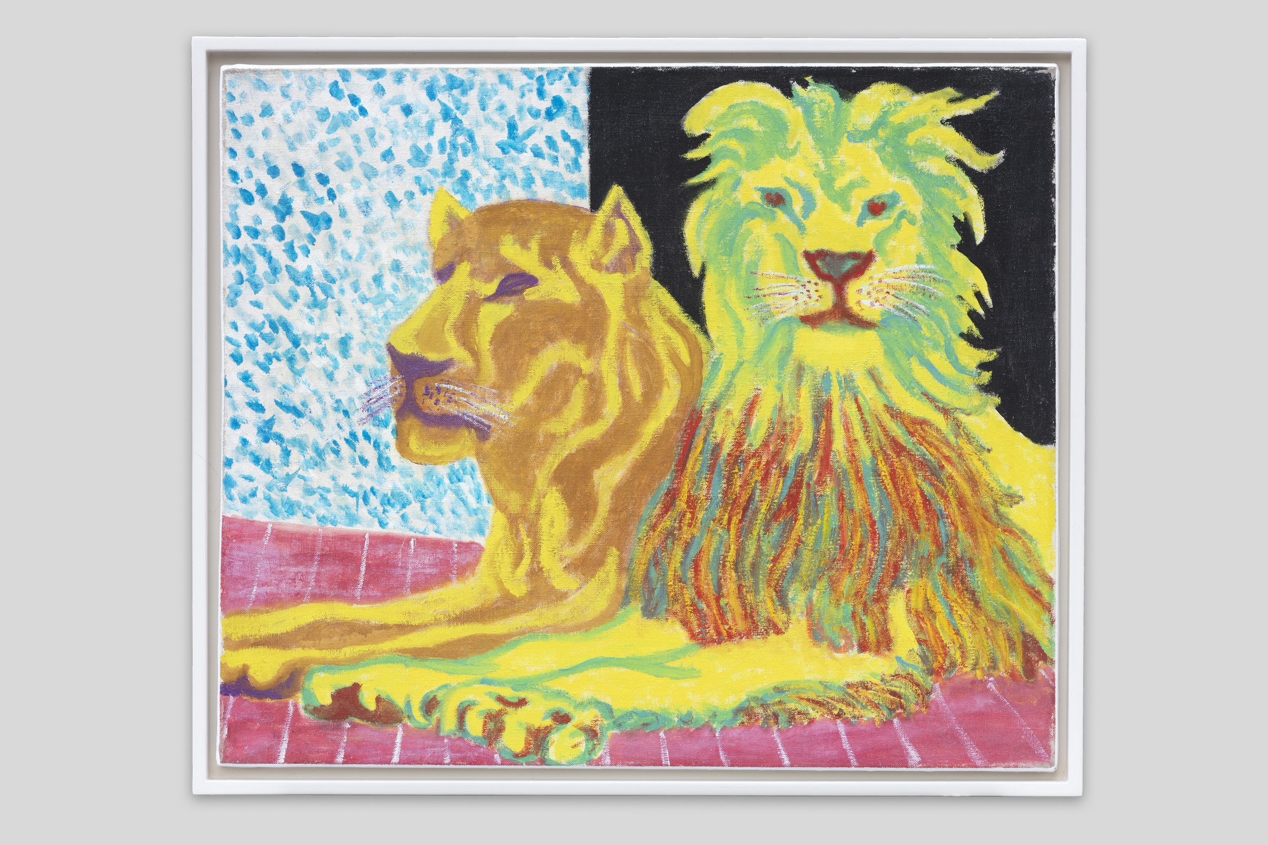 Camenisch Paul - Expressives Löwenpaar II - Gerahmt Camenisch Paul - Expressives Löwenpaar II - Gerahmt