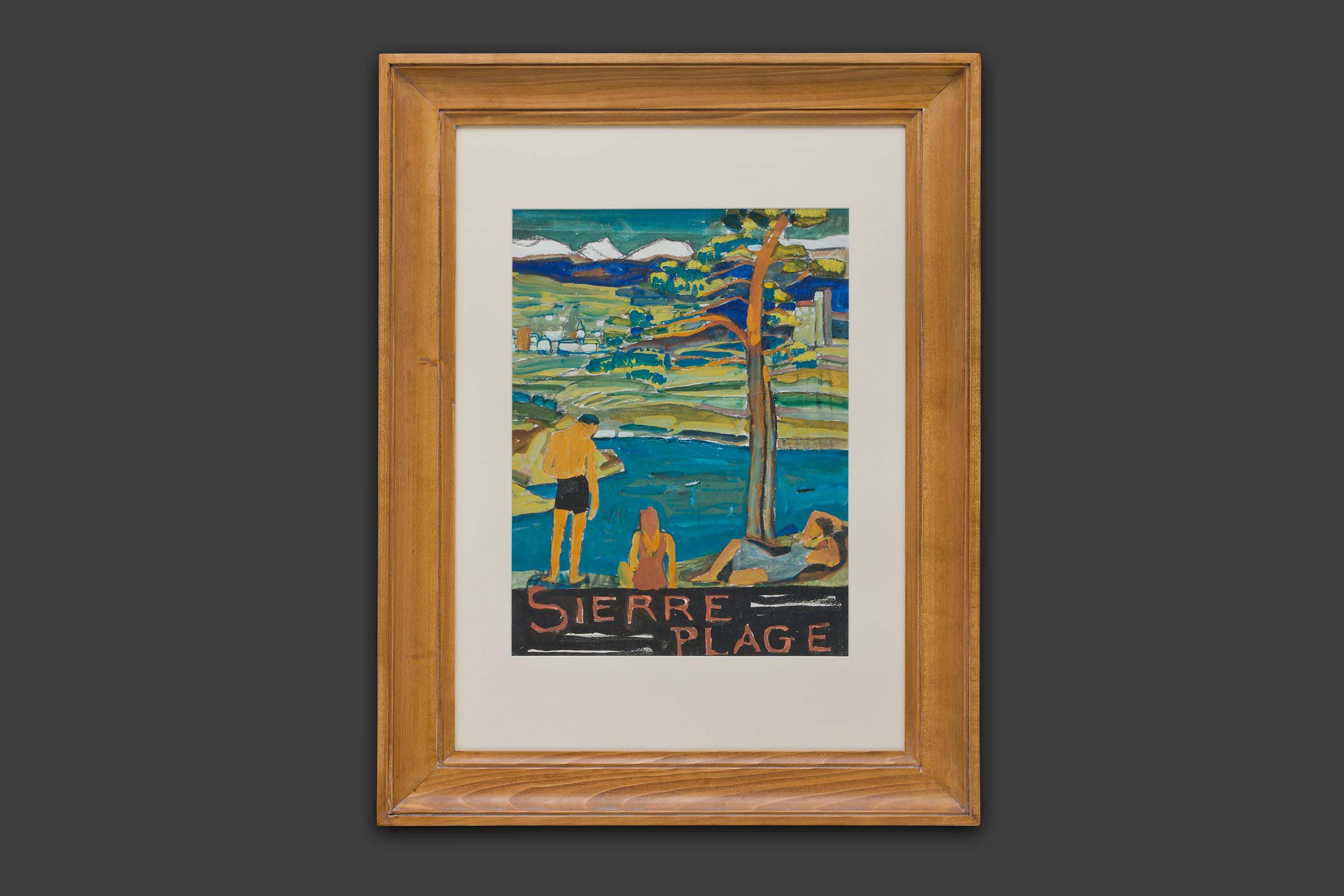 Bille Edmond - Sierre plage - Encadré Bille Edmond - Sierre plage - Encadré