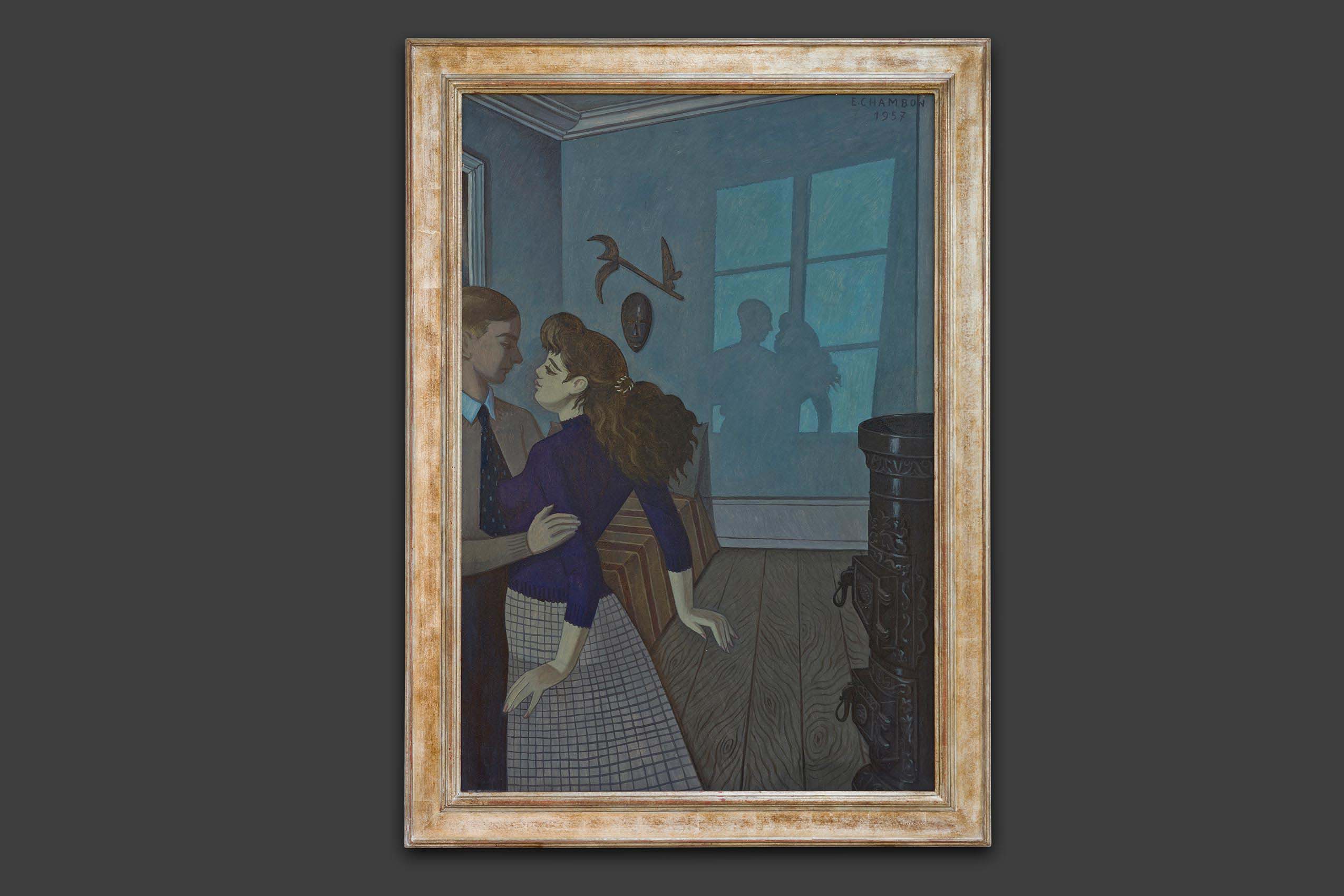 Chambon Emile François - Ombres portées - Encadré Chambon Emile François - Ombres portées - Encadré