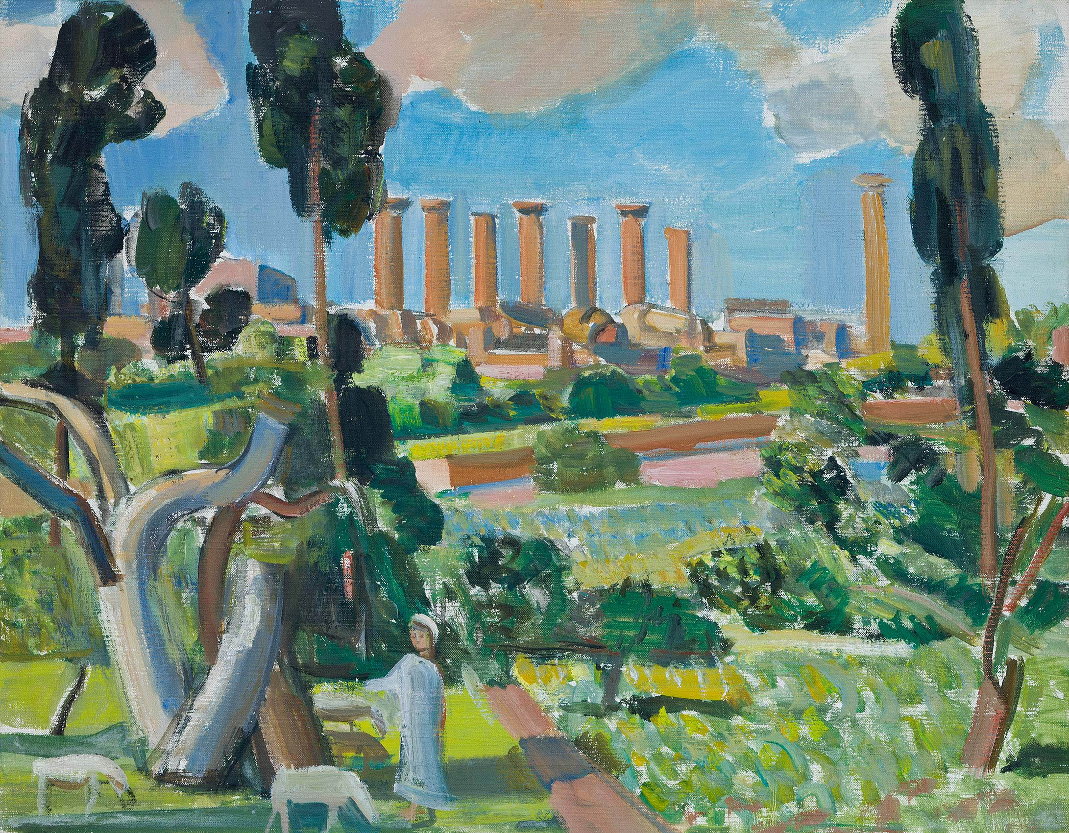 Barraud Maurice - Ruines temple d’Hercule Barraud Maurice - Ruines temple d’Hercule