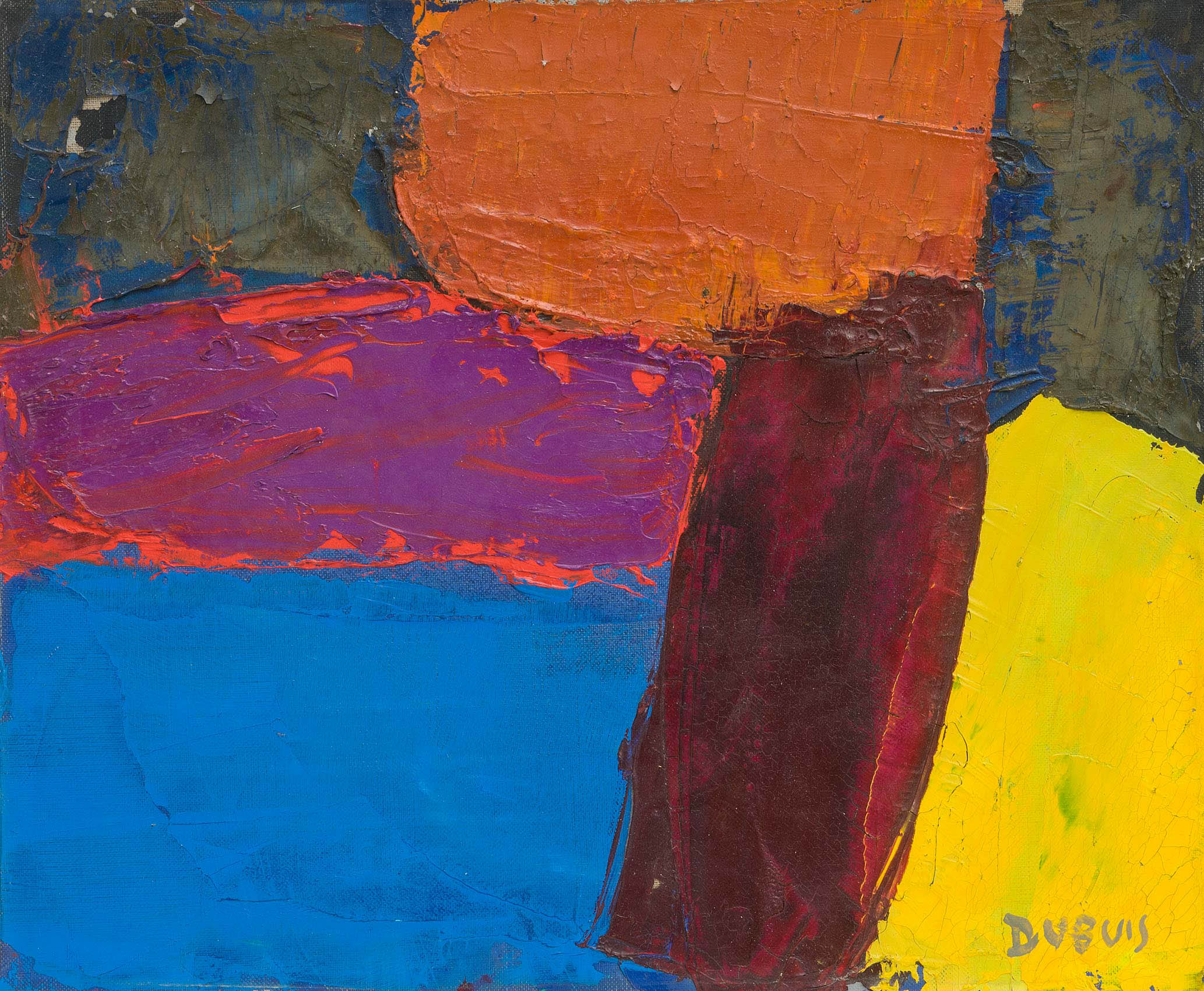 Dubuis Fernand - Composition 6 couleurs Dubuis Fernand - Composition 6 couleurs