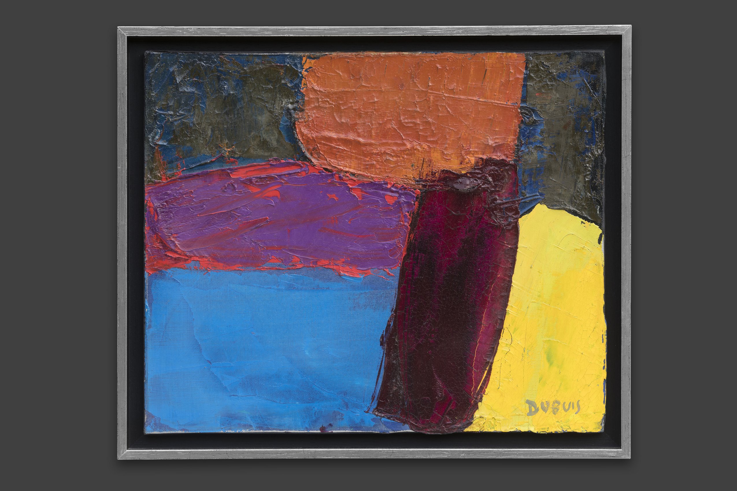 Dubuis Fernand - Composition 6 couleurs - Encadré Dubuis Fernand - Composition 6 couleurs - Encadré