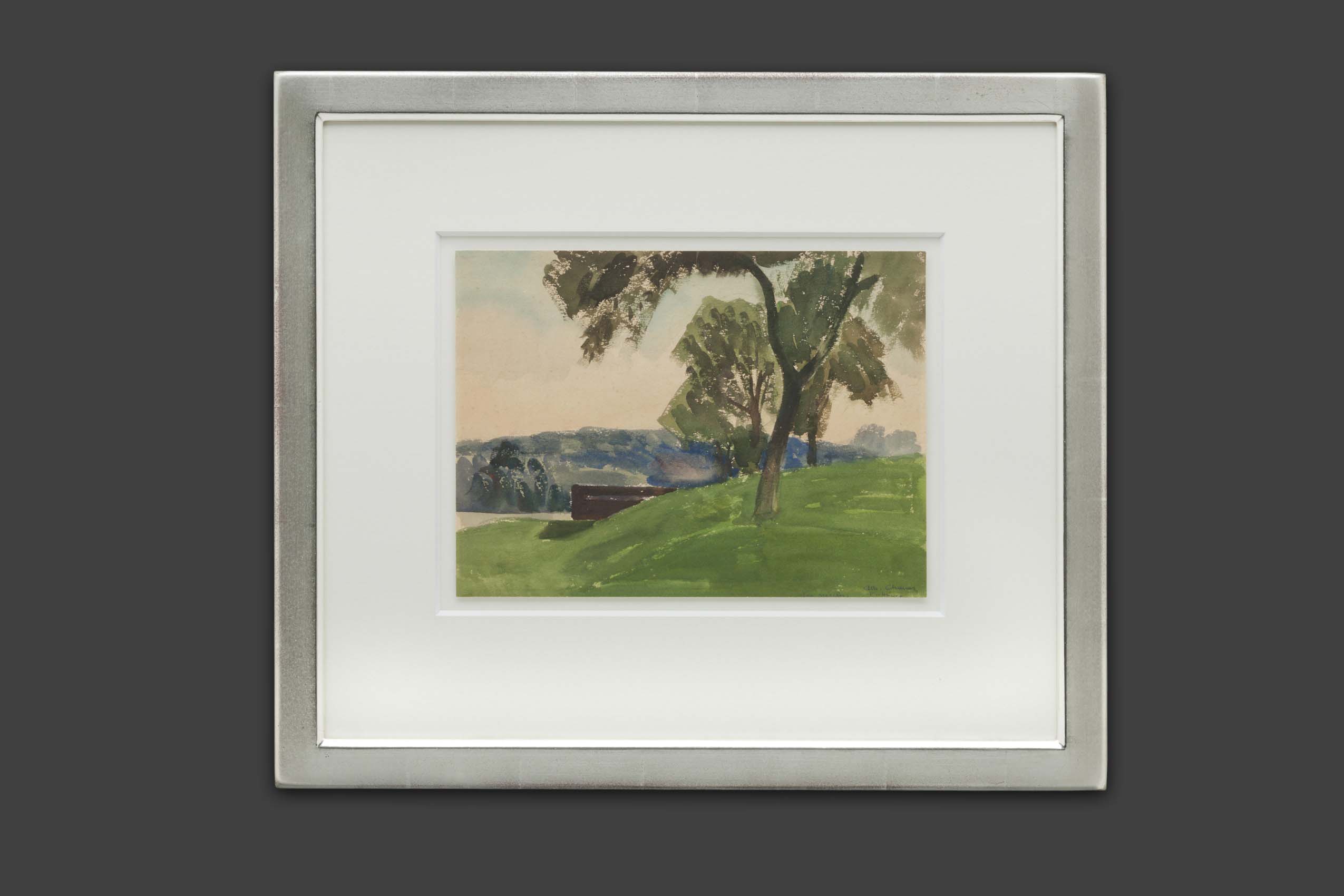 Chavaz Albert - Freiburger Landschaft - Gerahmt Chavaz Albert - Freiburger Landschaft - Gerahmt