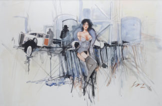 Fietze Hans - Frau an der Bar