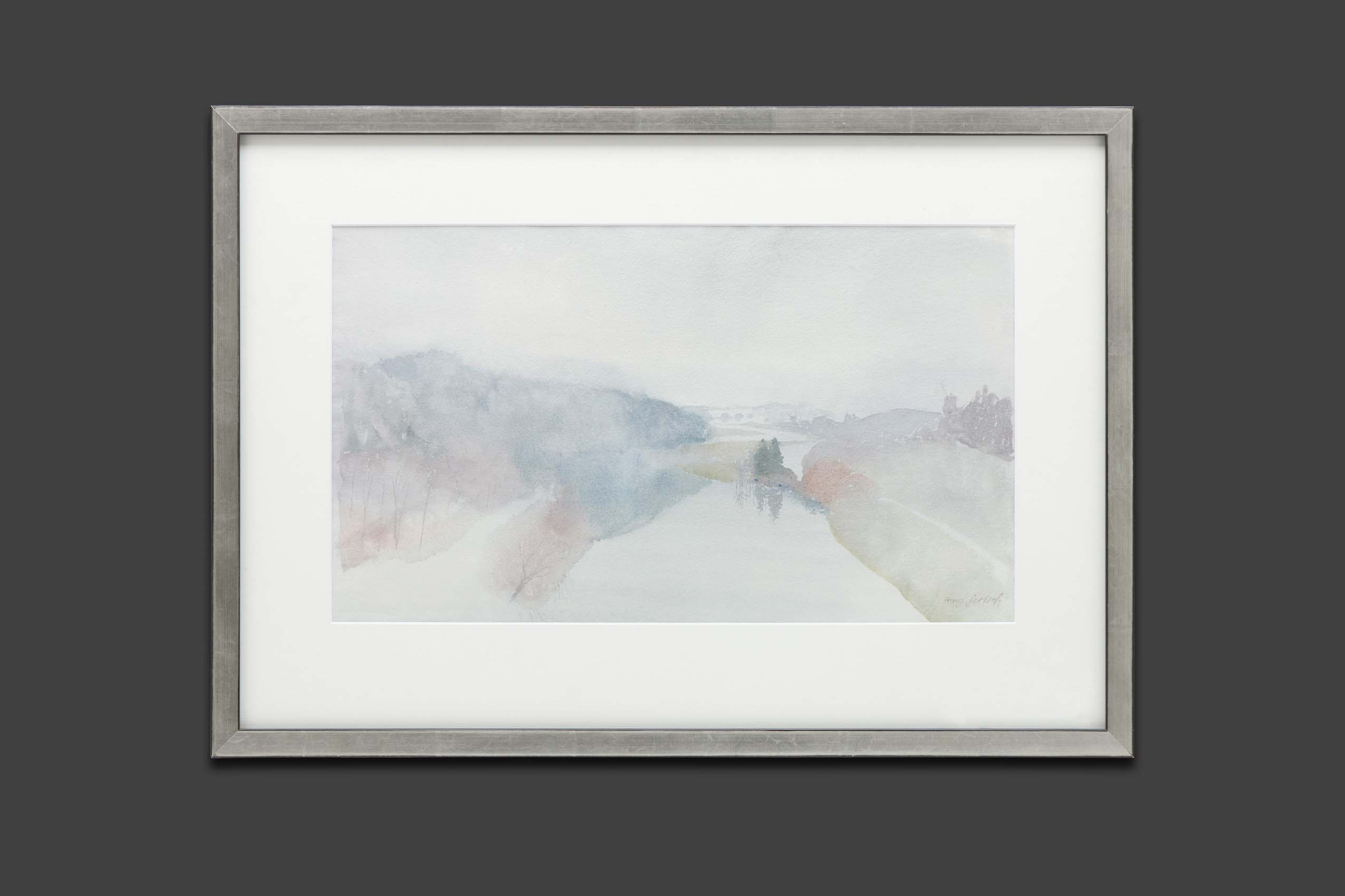 Gertsch Franz - Paysage hivernal - Encadré Gertsch Franz - Paysage hivernal - Encadré