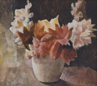 Bosshard Rodolphe-Théophile - Stellt einen Strauß Dahlien dar