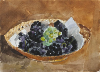 Chavaz Albert - Nature morte aux raisins