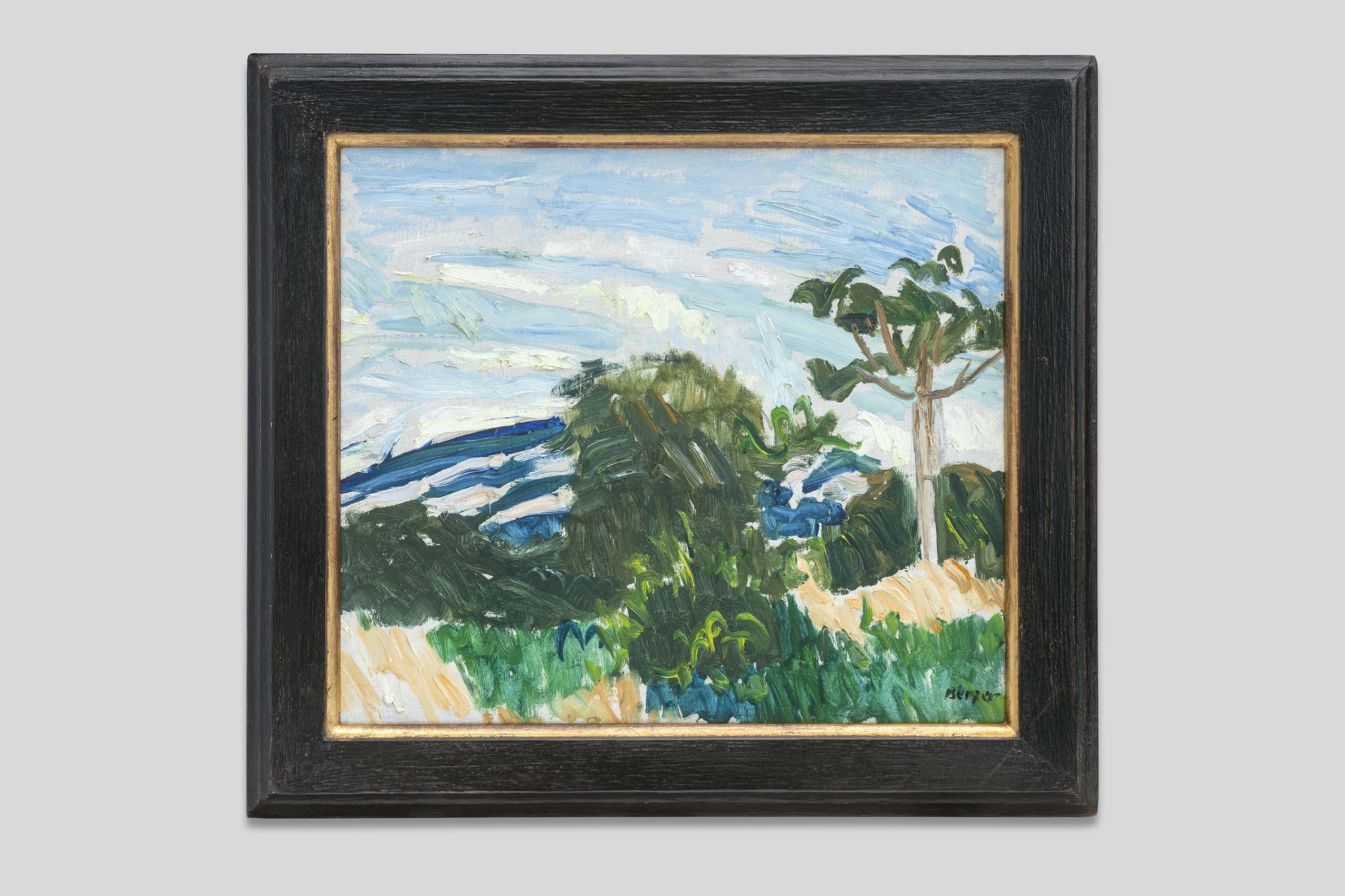 Berger Hans - Südliche Landschaft - Gerahmt Berger Hans - Südliche Landschaft - Gerahmt