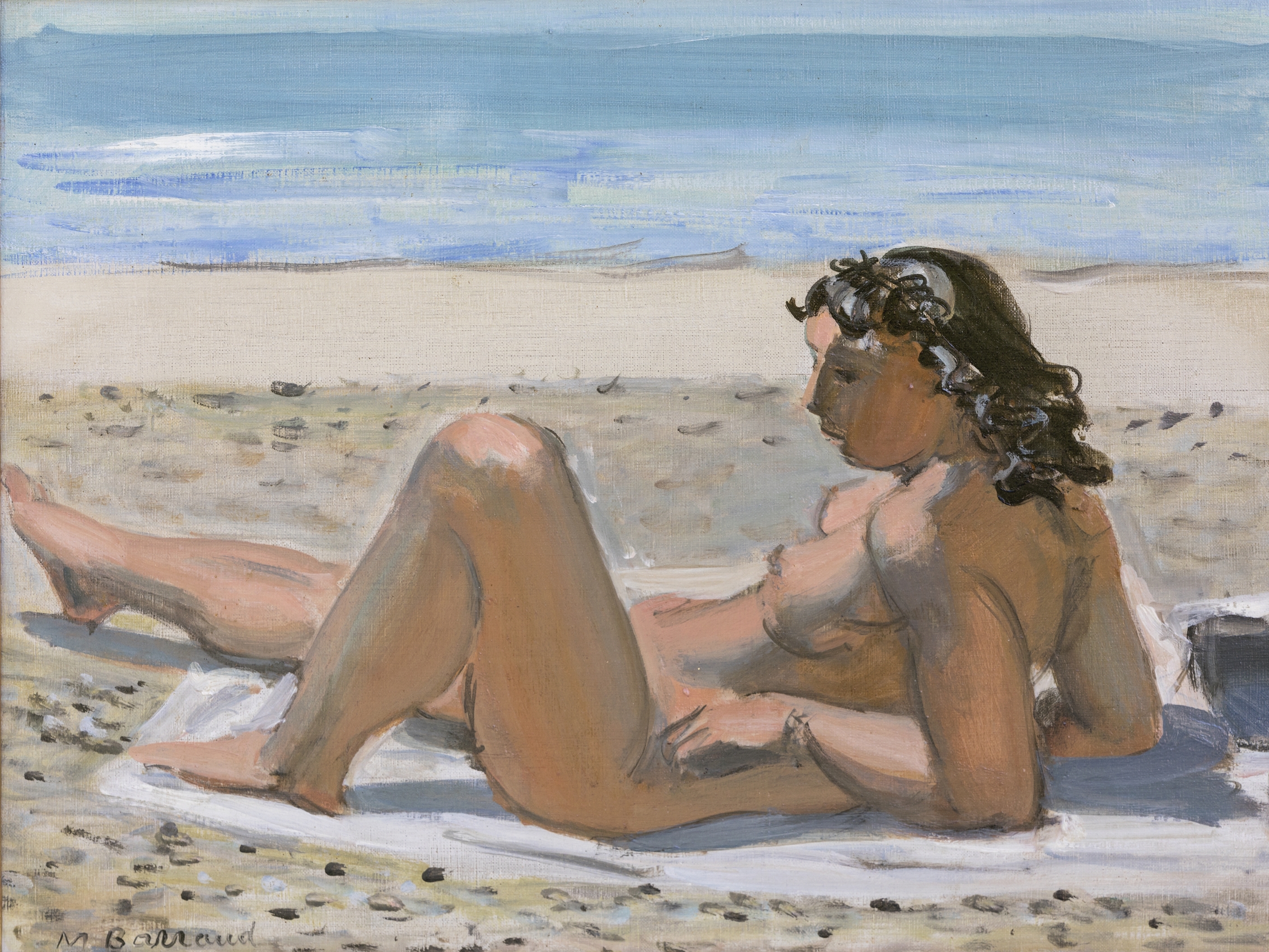 Barraud Maurice - La baigneuse Barraud Maurice - La baigneuse