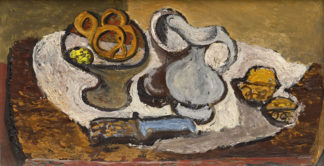 Erni Hans - Citrons nature morte et couteau