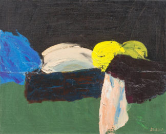 Dubuis Fernand - Composition verte et noire