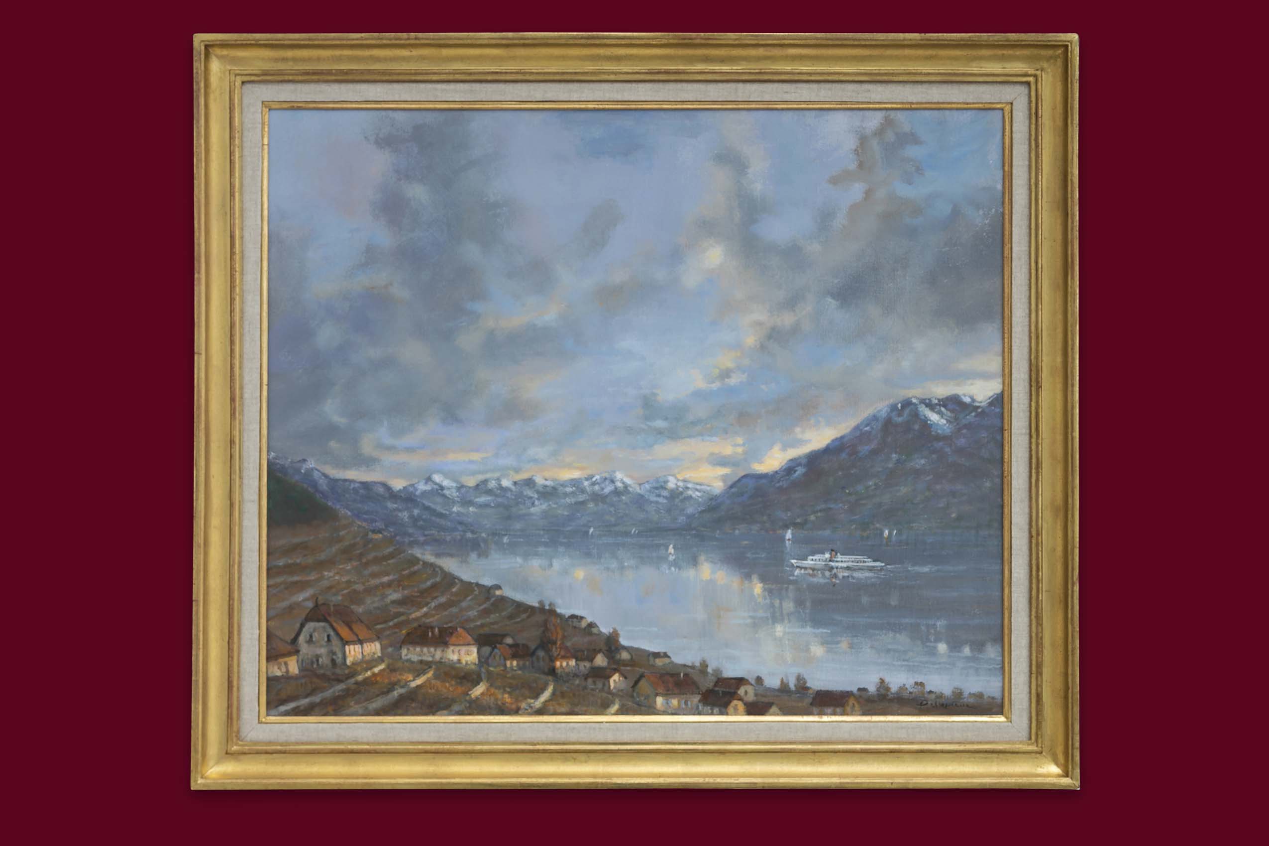 Delapierre Roger - Le Lavaux en automne - Encadré Delapierre Roger - Le Lavaux en automne - Encadré