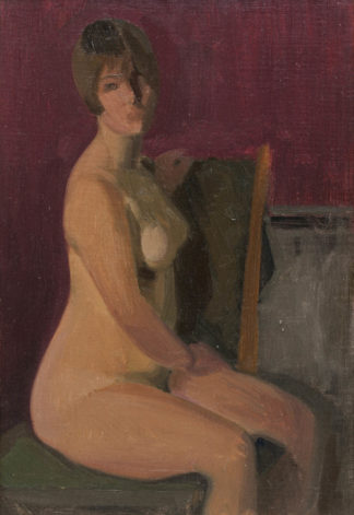 Chavaz Albert - Sitzend nackt