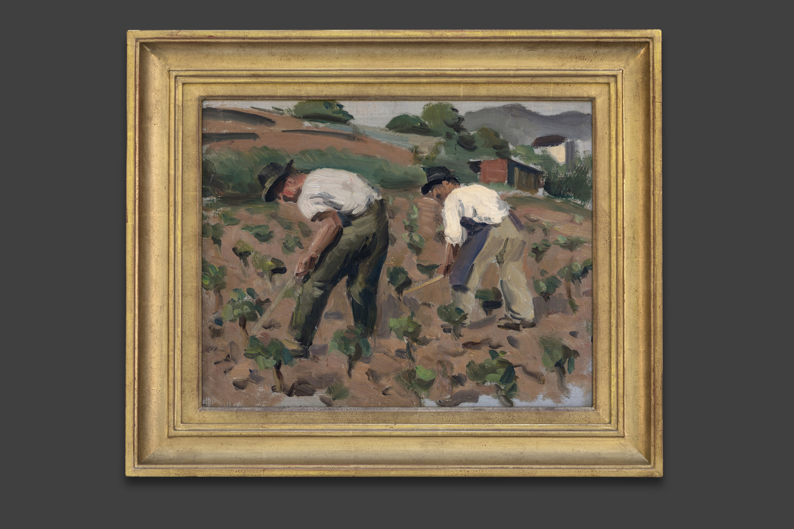 Burnand David Arnold - Arbeit in den Weinbergen - Gerahmt Burnand David Arnold - Arbeit in den Weinbergen - Gerahmt