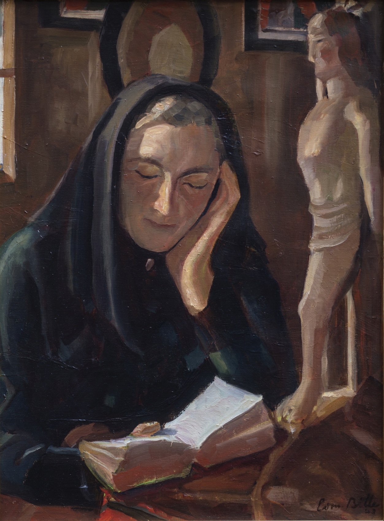 Bille Edmond - Chandolin, Lesen in der Nähe von San Sebastian Bille Edmond - Chandolin, Lesen in der Nähe von San Sebastian