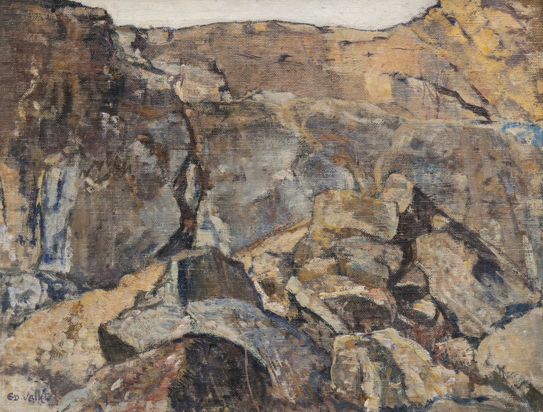 Vallet Edouard - Die Felsen von Saint-Leonard Vallet Edouard - Die Felsen von Saint-Leonard