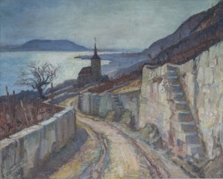 L’Eplattenier Charles - Lac de Bienne, église de Ligerz