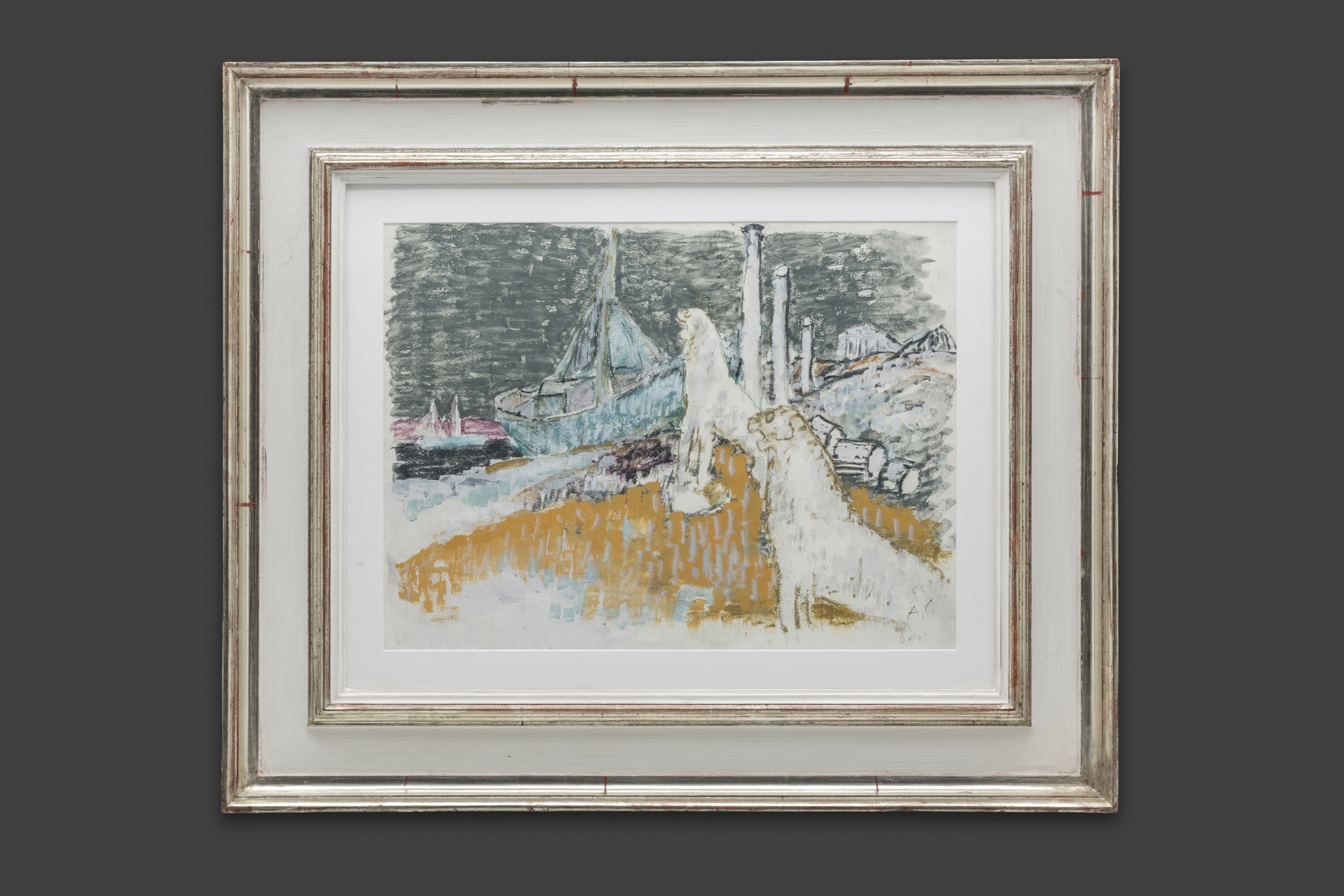 Carigiet Alois - Die Löwen von Delos - Gerahmt Carigiet Alois - Die Löwen von Delos - Gerahmt