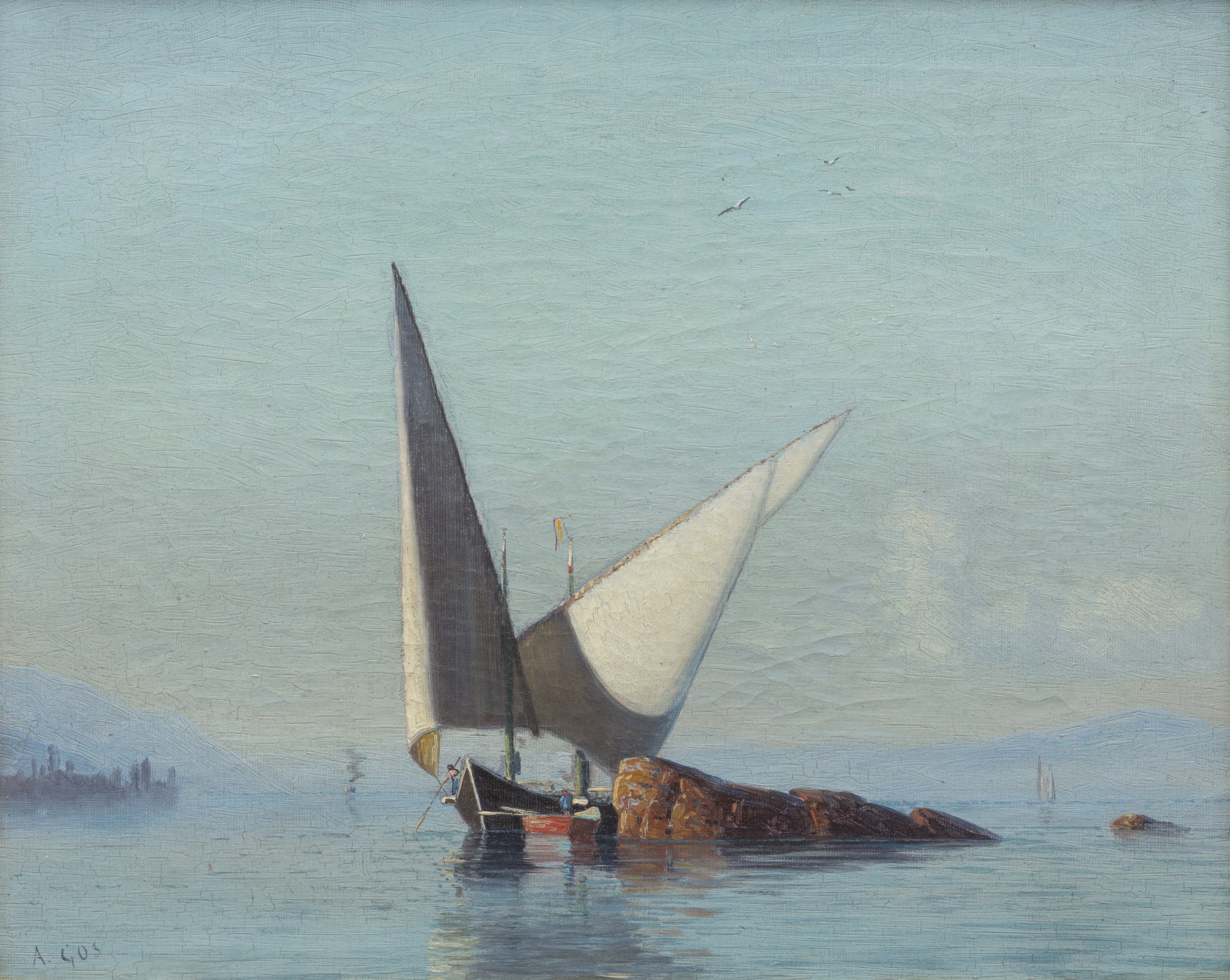 Gos Albert - La Neptune, sur le Lac Léman Gos Albert - La Neptune, sur le Lac Léman