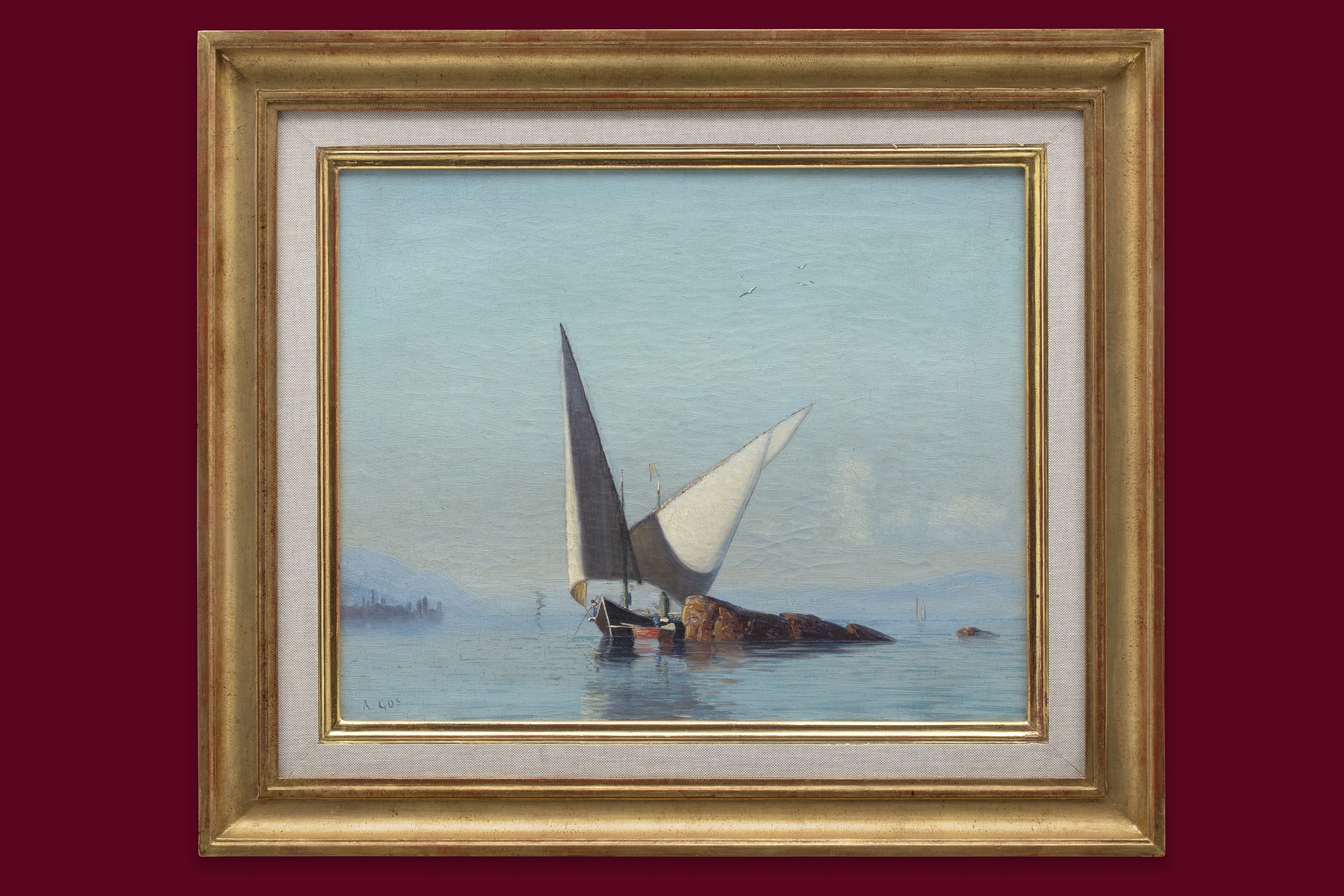 Gos Albert - La Neptune, sur le Lac Léman - Encadré Gos Albert - La Neptune, sur le Lac Léman - Encadré