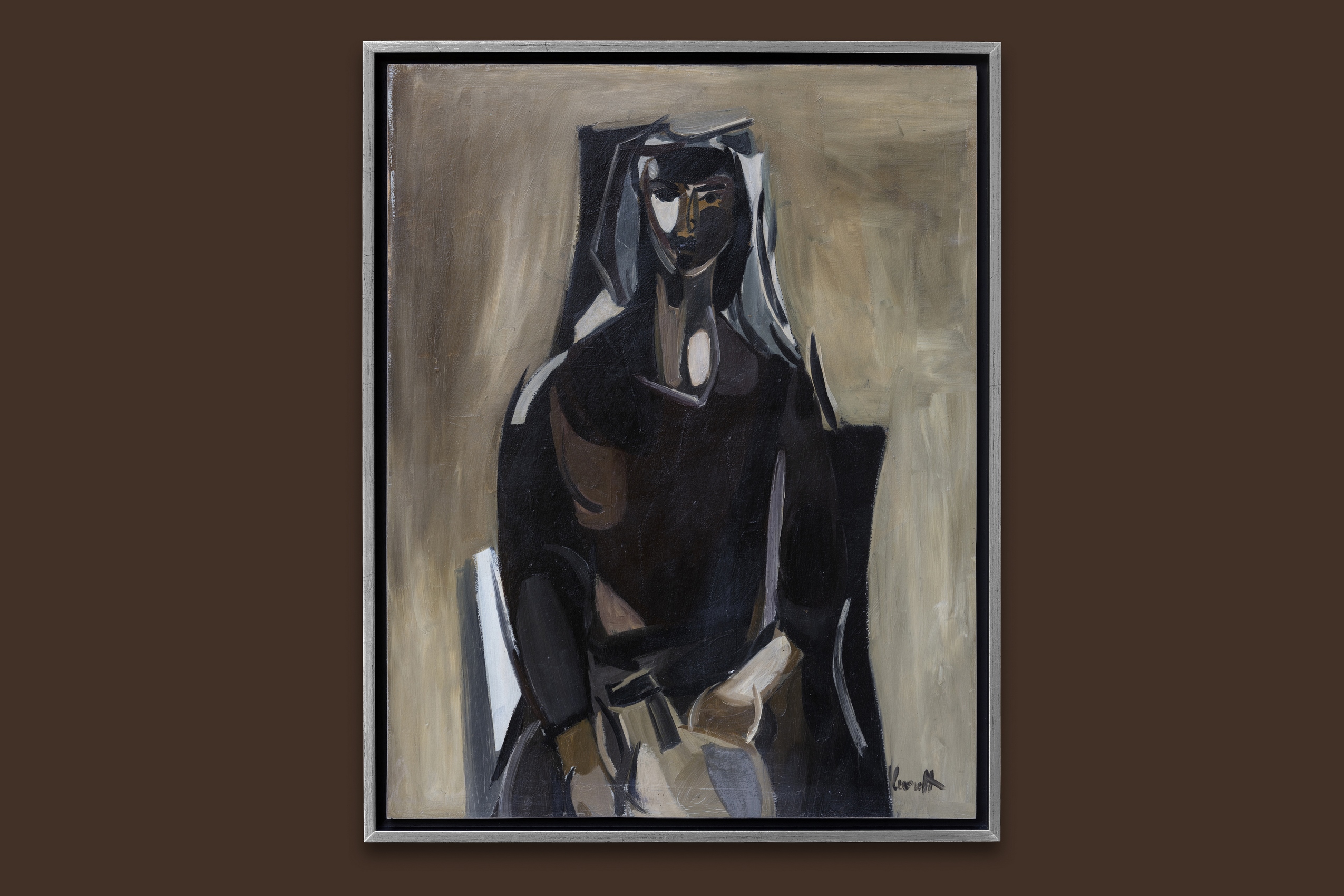 Lecoultre Jean - Frau sitzt - Gerahmt Lecoultre Jean - Frau sitzt - Gerahmt