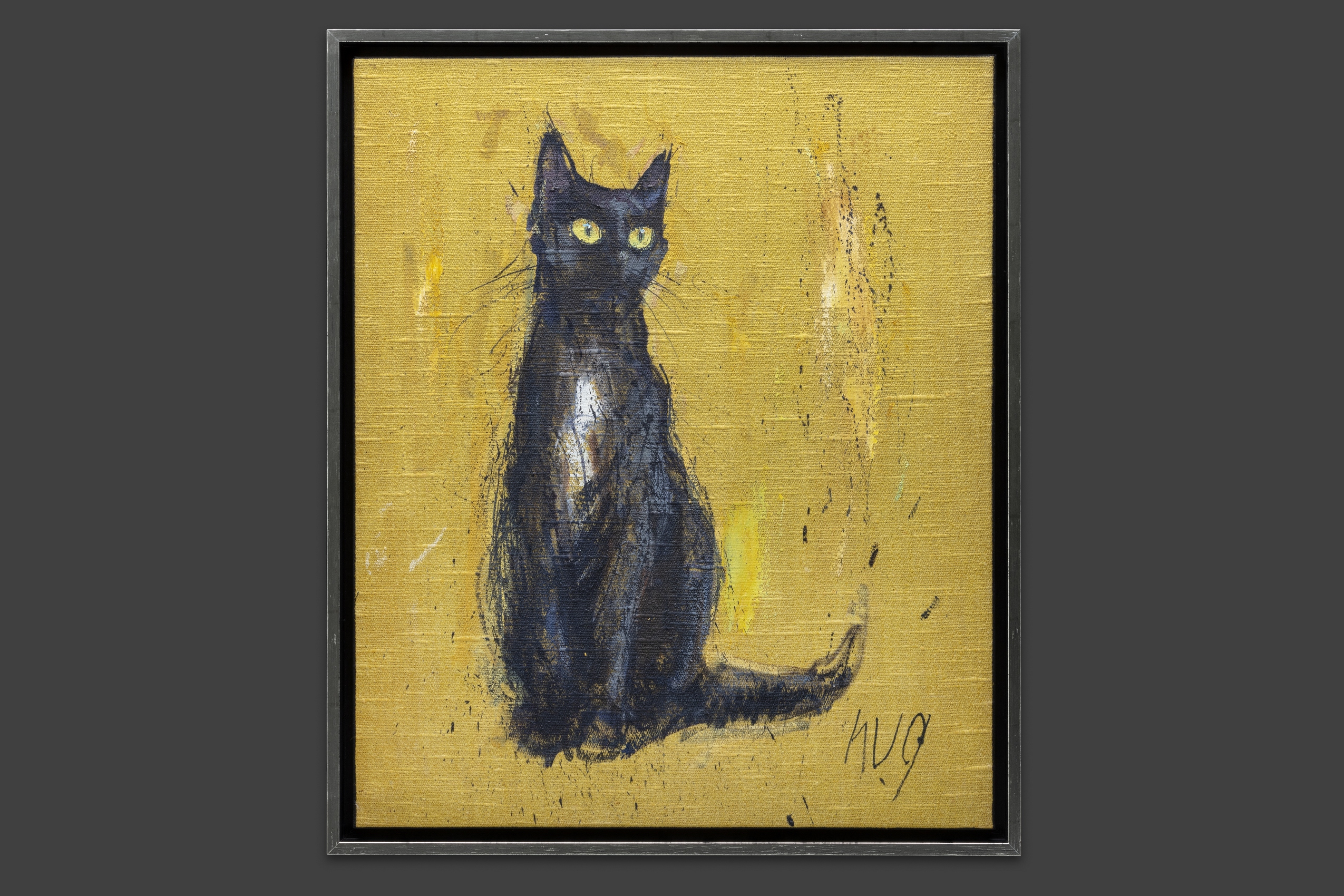 Hug Fritz Rudolf - Le chat noir - Encadré Hug Fritz Rudolf - Le chat noir - Encadré