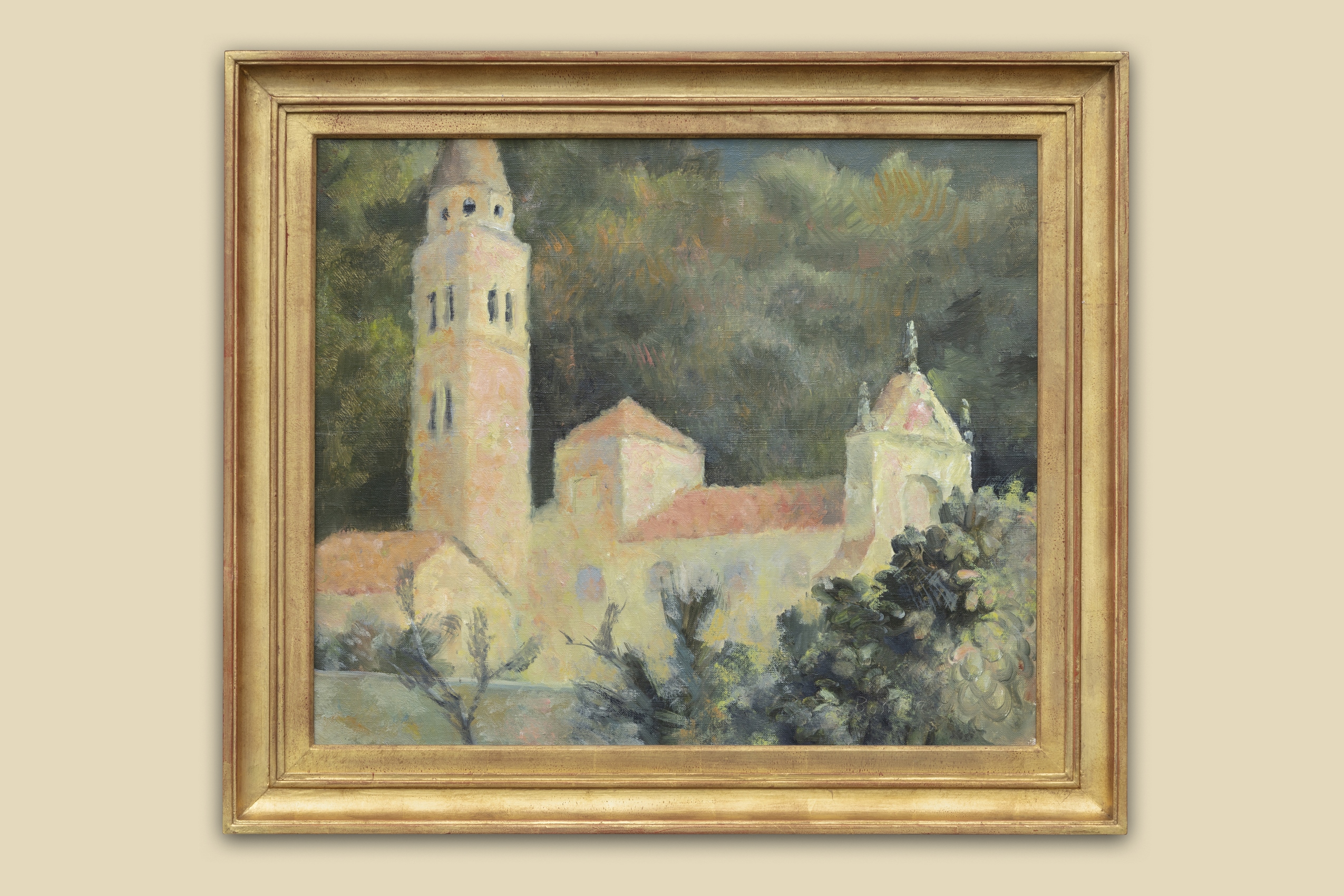 Bosshard Rodolphe-Théophile - Bissone im Tessin - Gerahmt Bosshard Rodolphe-Théophile - Bissone im Tessin - Gerahmt