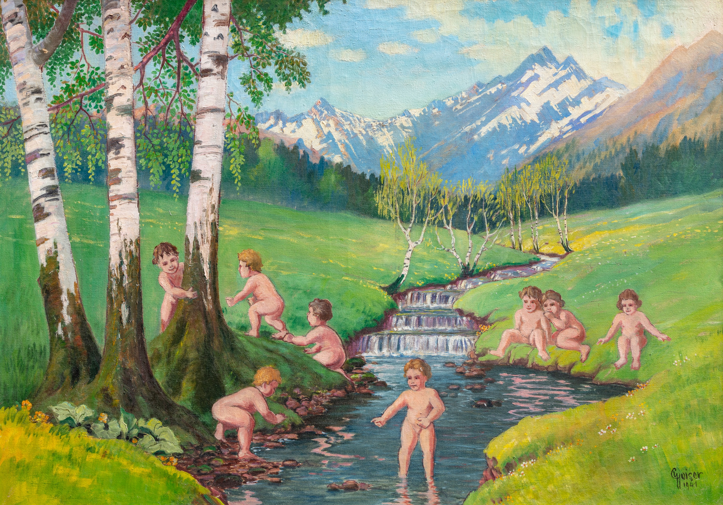 Geisser Johann Joseph - La rivière Geisser Johann Joseph - La rivière